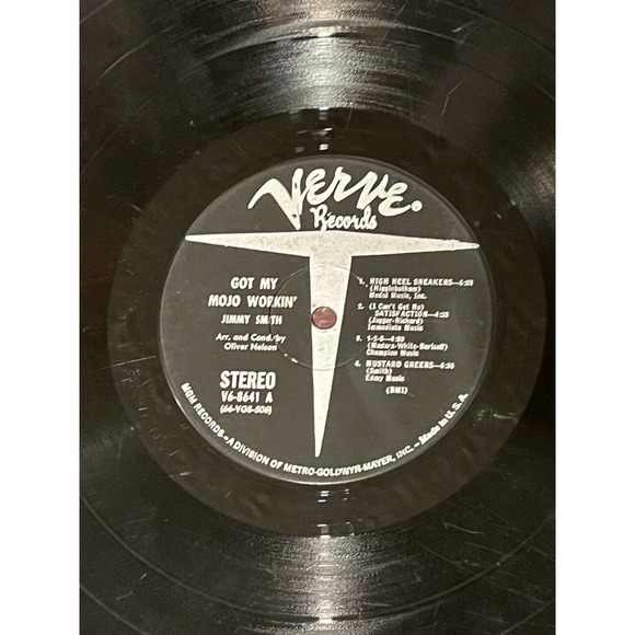 INCREDIBLE JIMMY SMITH GOT MY MOJO WORKIN VERVE V6 8641 LP VINYL RECORD STEREO - Picture 7 of 7